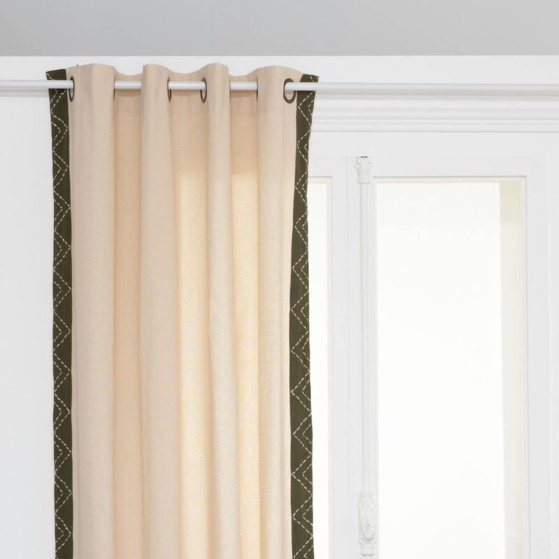foto del prodotto atmosphera tenda panama esotico 140x260cm bianco avorio cr ateur d int rieur