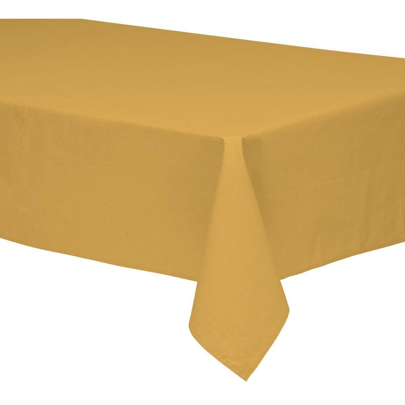 foto del prodotto atmosphera tovaglia di cotone giallo senape 250x150cm cr ateur d int rieur