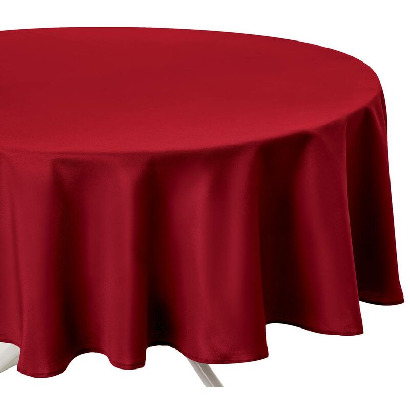 foto del prodotto atmosphera tovaglia rossa antimacchia d180cm cr ateur d int rieur