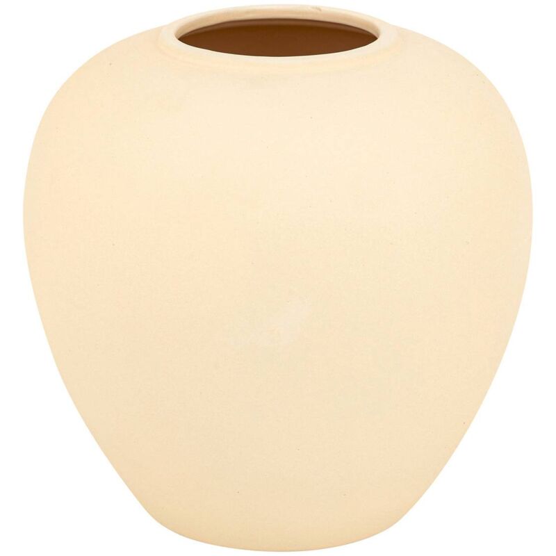 foto del prodotto atmosphera vaso a sfera rily ceramic beige h22cm cr ateur d int rieur