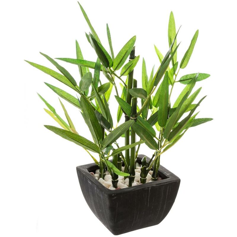foto del prodotto atmosphera vaso artificiale in ceramica di bamb h26cm cr ateur d int rieur