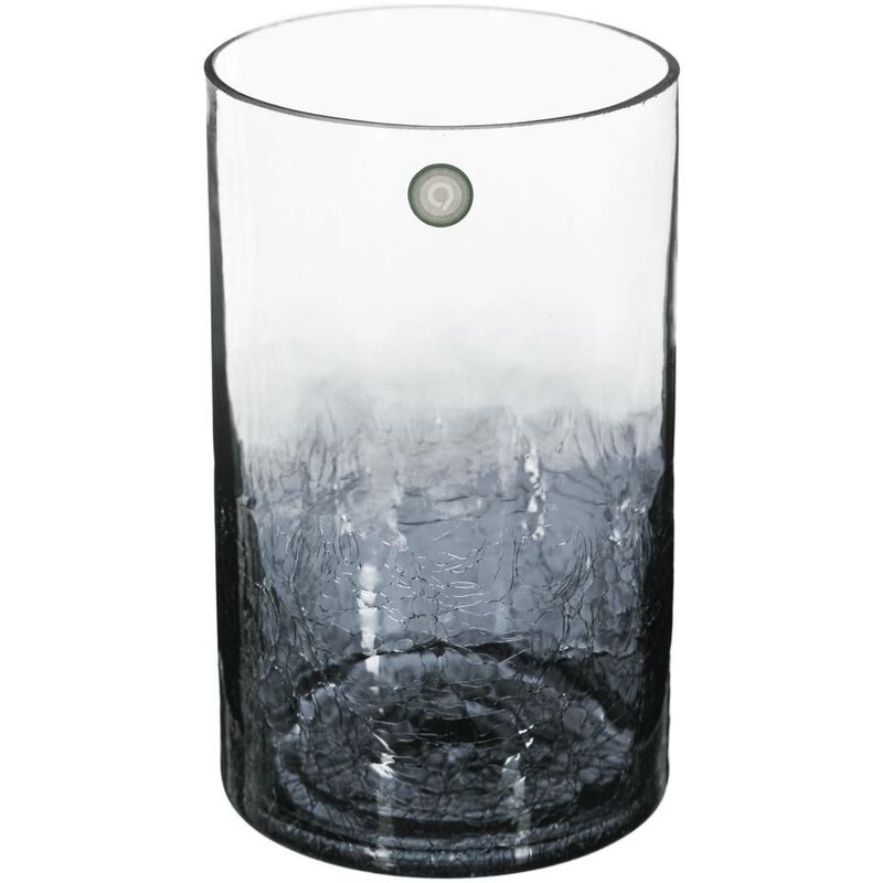foto del prodotto atmosphera vaso cilindrico in vetro craquel h20cm cr ateur d int rieur