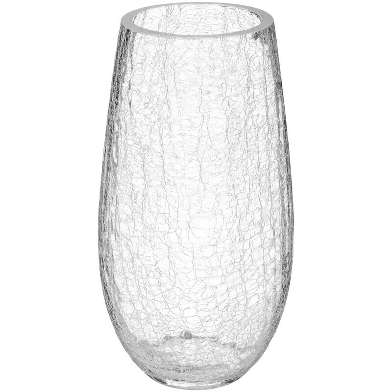 foto del prodotto atmosphera vaso curvo in vetro crepla h27cm cr ateur d int rieur
