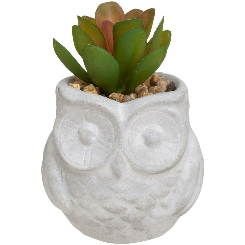 foto del prodotto atmosphera vaso di cemento per succulente artificiali h8cm modello b cr ateur d int rieur