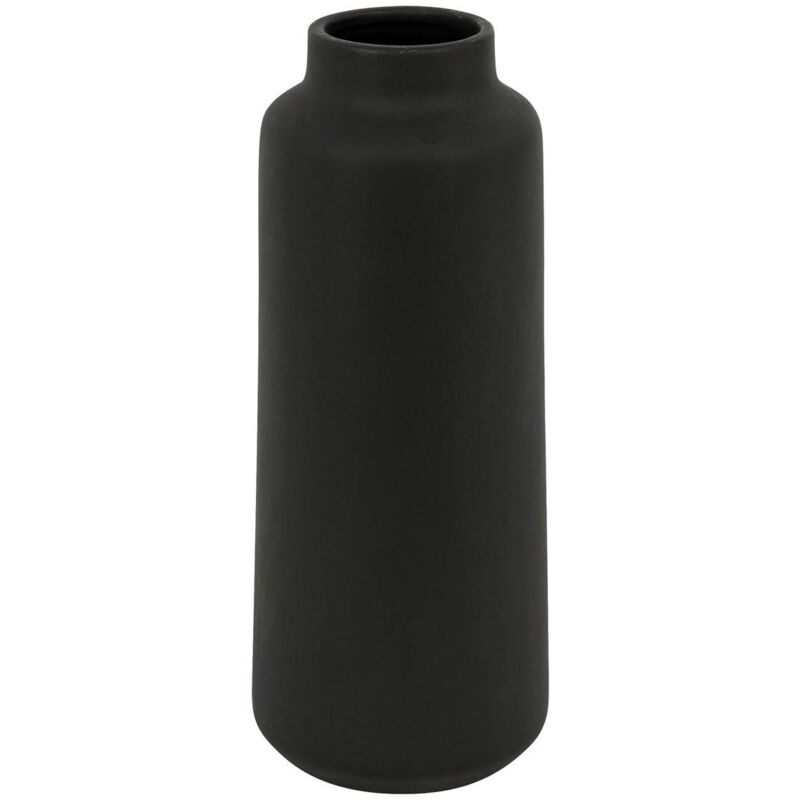 foto del prodotto atmosphera vaso in ceramica nera rily h.30 cm cr ateur d int rieur