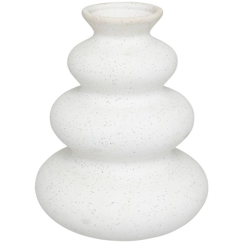 foto del prodotto atmosphera vaso in ceramica olme h20cm bianco cr ateur d int rieur