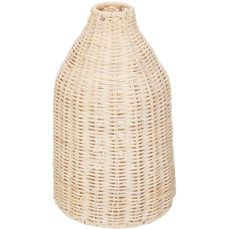 foto del prodotto atmosphera vaso in metallo e rattan sea view h26cm cr ateur d int rieur