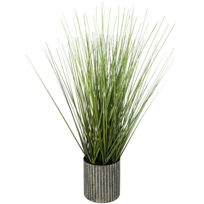 foto del prodotto atmosphera vaso in metallo per erba artificiale h45cm cr ateur d int rieur