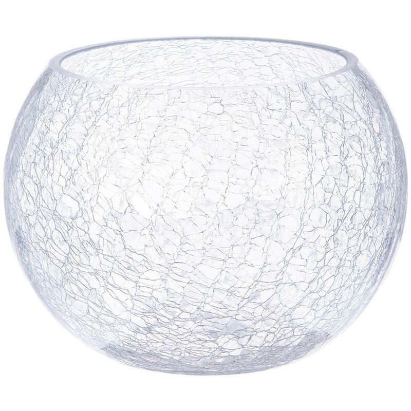 foto del prodotto atmosphera vaso in vetro craquel h15cm cr ateur d int rieur