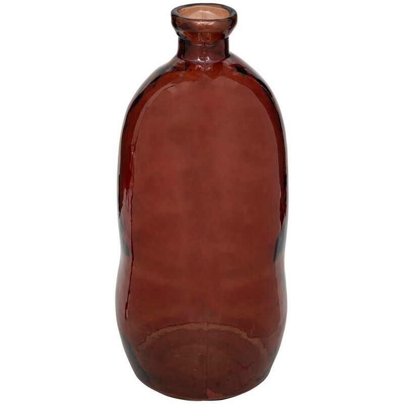 foto del prodotto atmosphera vaso per bottiglie uly in vetro riciclato h73cm ambra cr ateur d int rieur