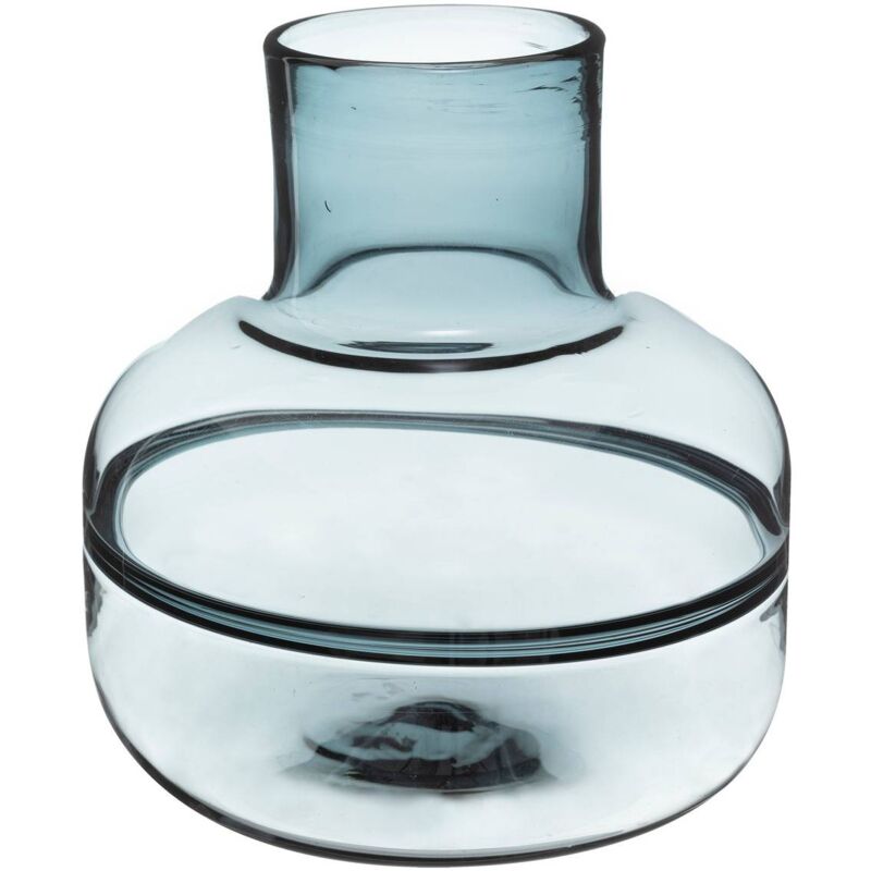 immagine 0 del prodotto atmosphera vaso piatto line in vetro grigio h24cm cr ateur d int rieur