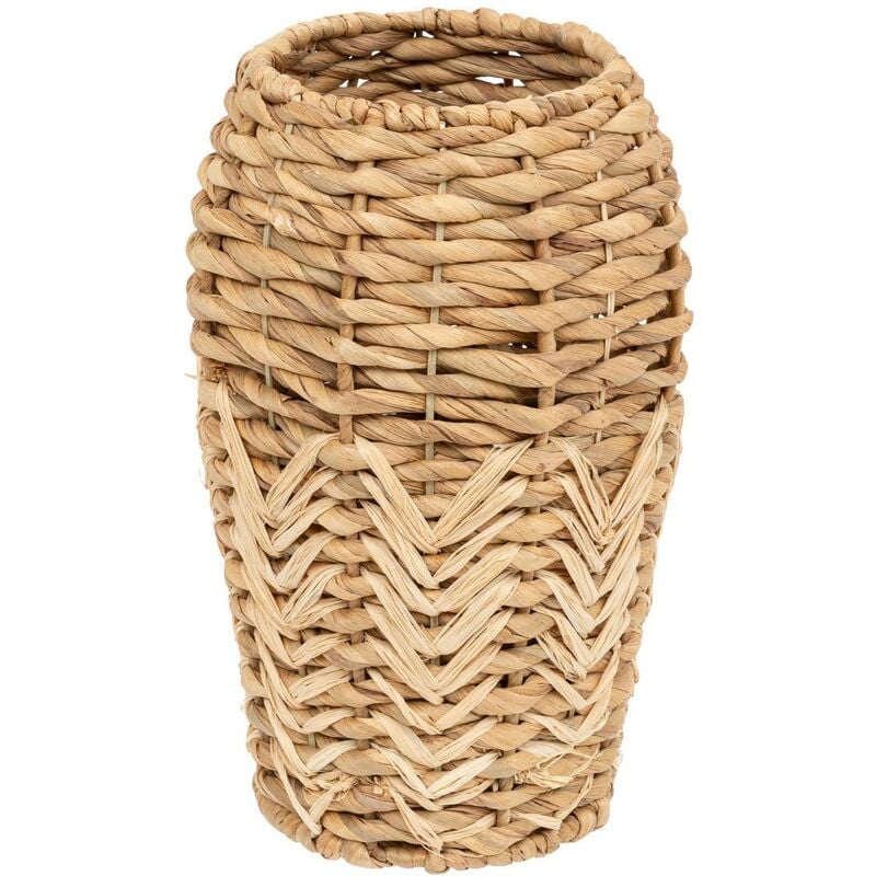 foto del prodotto atmosphera vaso rotondo in giacinto d acqua h35cm marrone cr ateur d int rieur