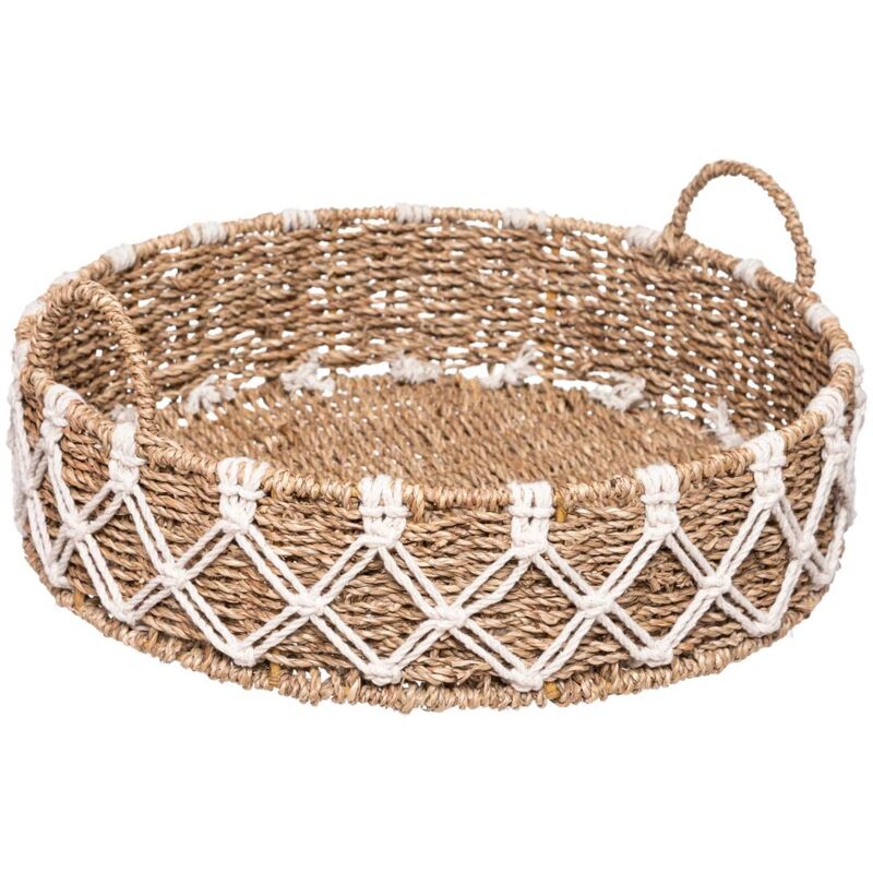 foto del prodotto atmosphera vassoio in macram palm d38cm cr ateur d int rieur