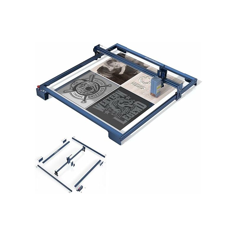 foto del prodotto atomstack ae85 kit di estensione 850 x 800 mm con regolazione asse z l1 per macchina per incisione laser a40 pro, a30 pro, a20 pro, a10 pro, a5