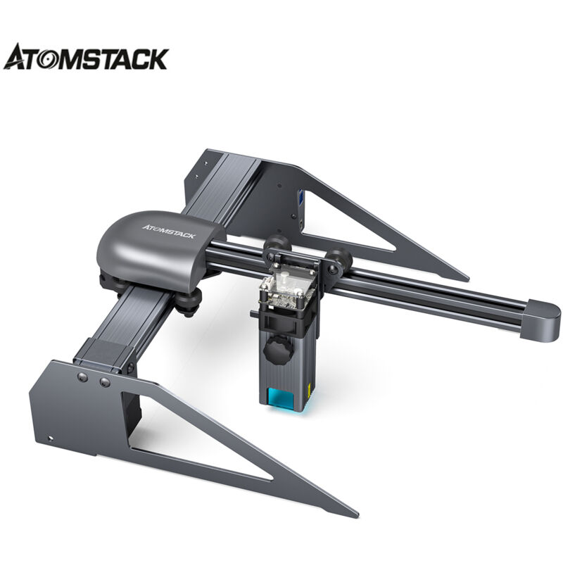 foto del prodotto atomstack p7 30w incisore laser desktop macchina da taglio per incisione fai da te con area di incisione 200200 compressione laser a fuoco fisso
