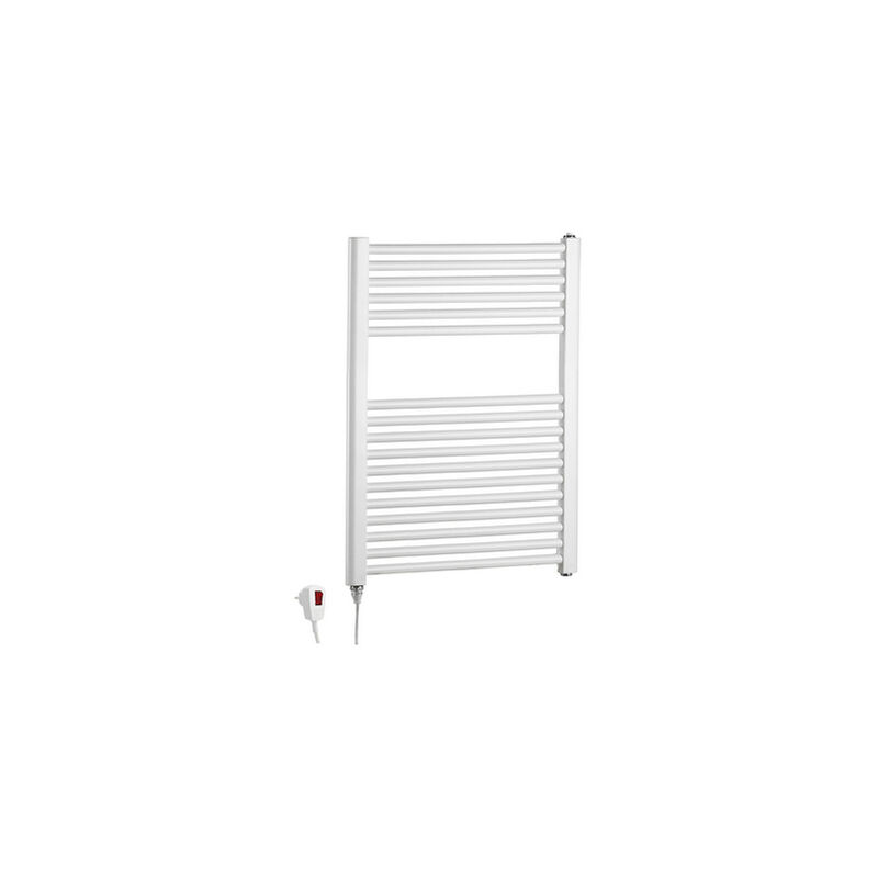 foto del prodotto aton scaldasalviette elettrico 77x50 cm 400w bianco con resistenza termolimitata h77 cm brescia