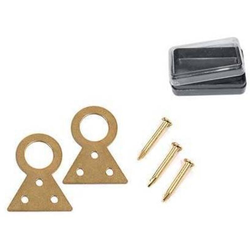 foto del prodotto attaccaglie fisse ottonate n 2 maurer one price cf. blister 6pz