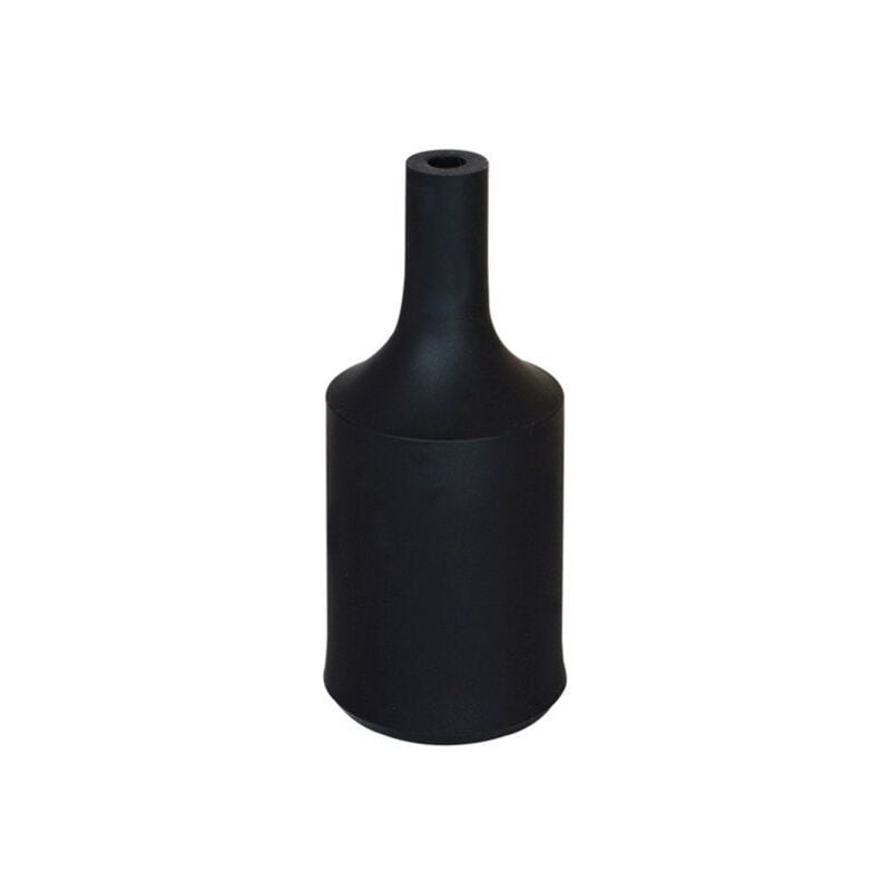 foto del prodotto attacco e27 in silicone nero tibelec