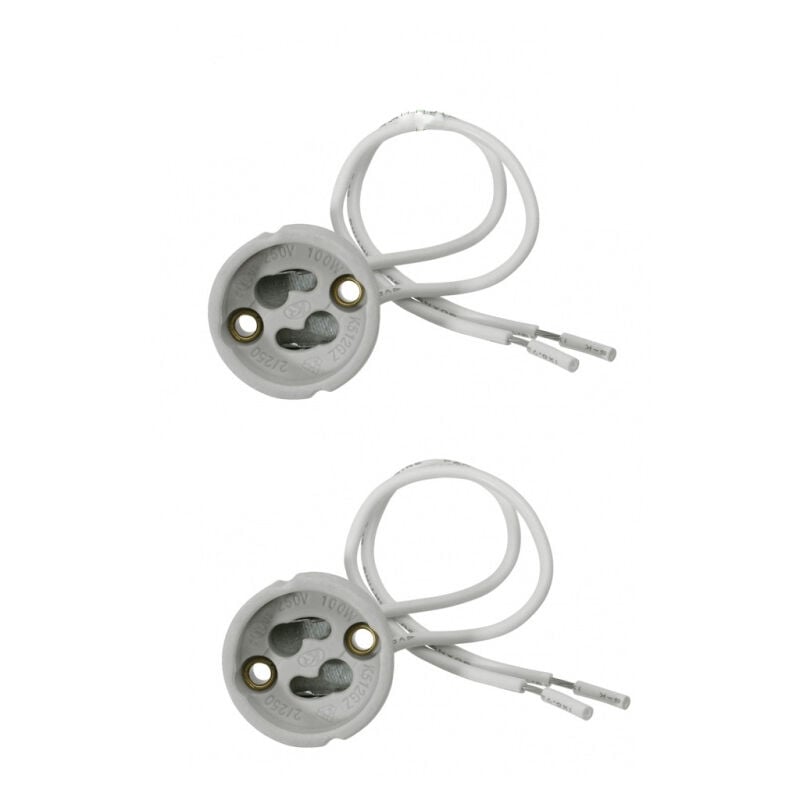 foto del prodotto attacco gu10 per faretto lampada portalampada attacchi gu10 adattatore 220v