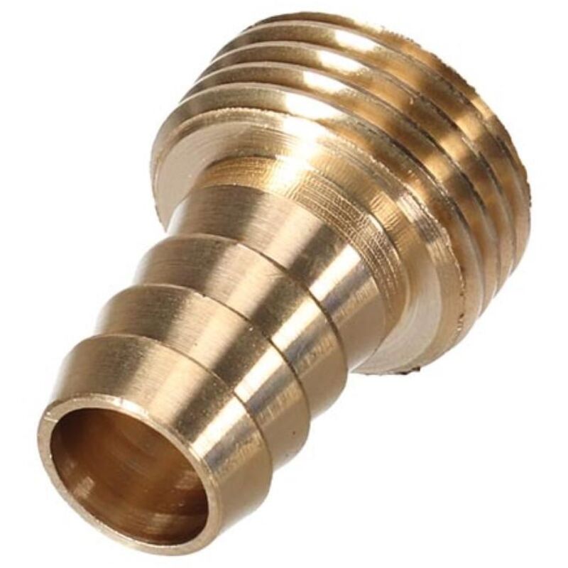 foto del prodotto attacco rubinetto in ottone filettatura esterna 3 4 tubo 5 8 maschio 15mm 20x27 mm