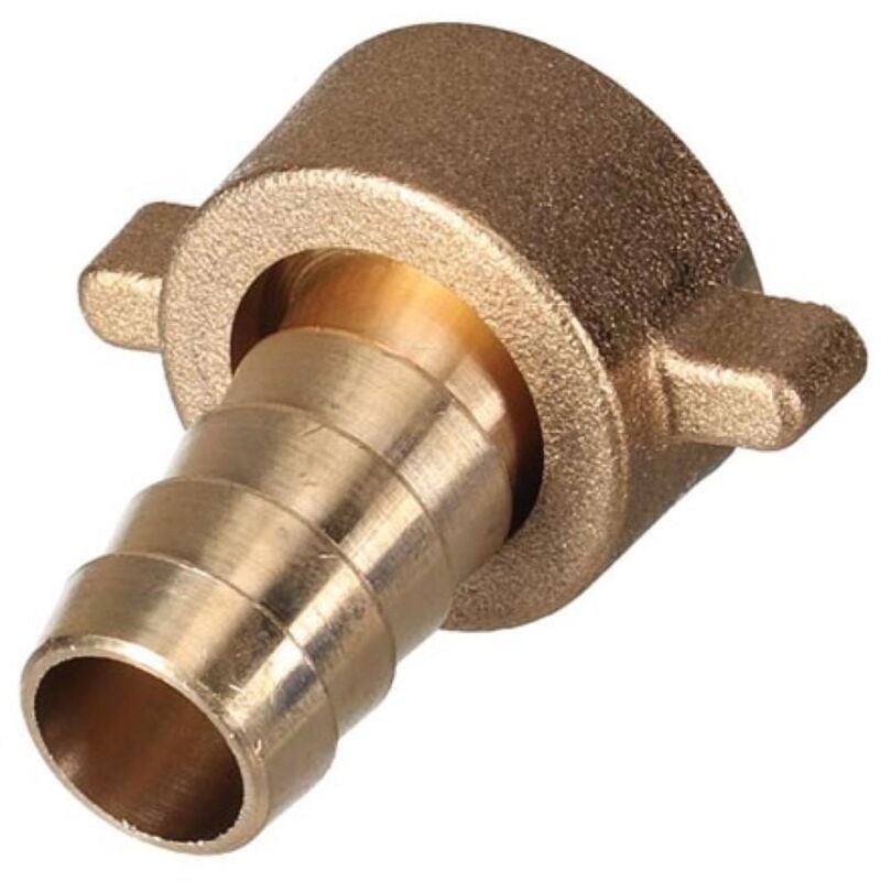 foto del prodotto attacco rubinetto in ottone filetto interno 3 4 portagomma 5 8 femmina 15 mm 20x27 mm