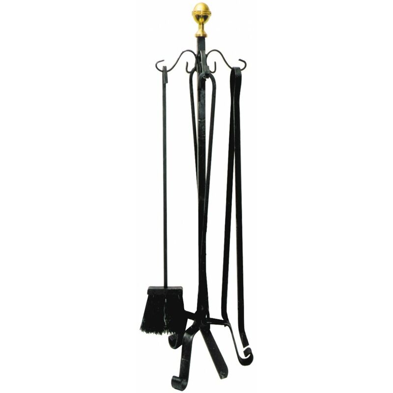 foto del prodotto attrezzature per caminetti mod. lusso h. cm. 66