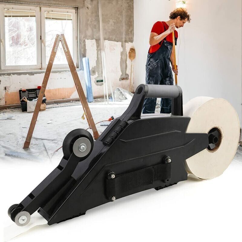 foto del prodotto attrezzo per nastratura su cartongesso banjo nero con rullo angolare interno reversibile kit per la costruzione di giunti di sigillatura in