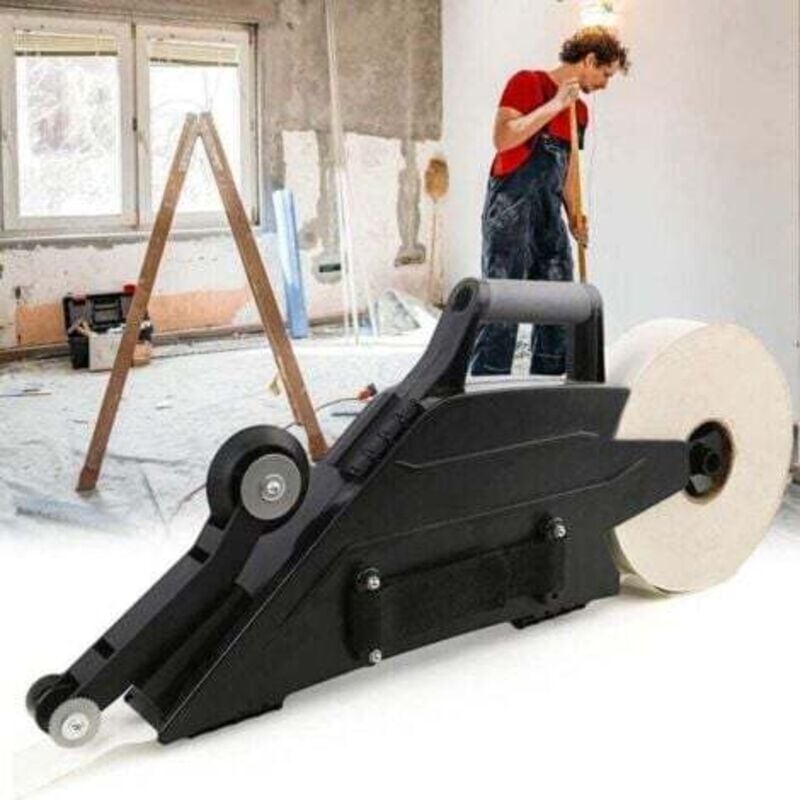 foto del prodotto attrezzo per nastratura su cartongesso banjo nero con rullo angolare interno reversibile kit per la costruzione di giunti di sigillatura in