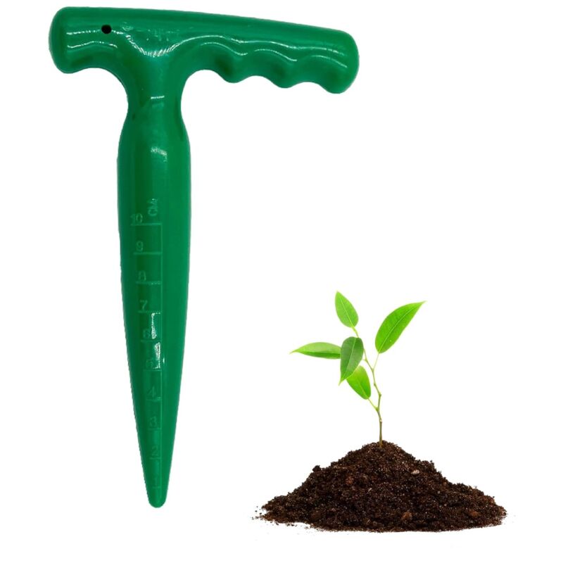 foto del prodotto attrezzo per piantare bulbi, attrezzo per perforare i fori da giardino, fioriera per piantare, strumento ideale per piantare, attrezzo per piantare
