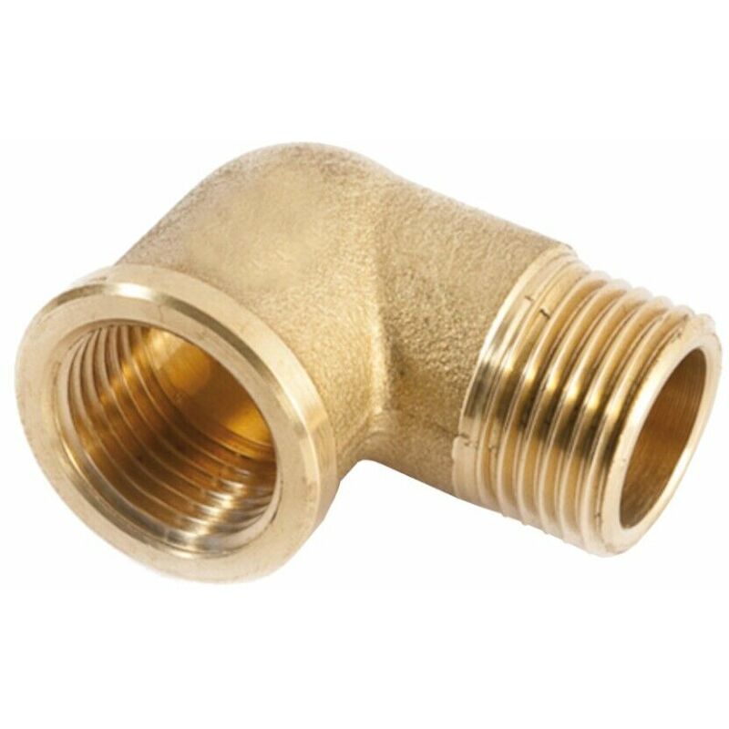 foto del prodotto atusa curva gomito angolo 90 ottone giallo 3 8 mf raccordo tubo acqua