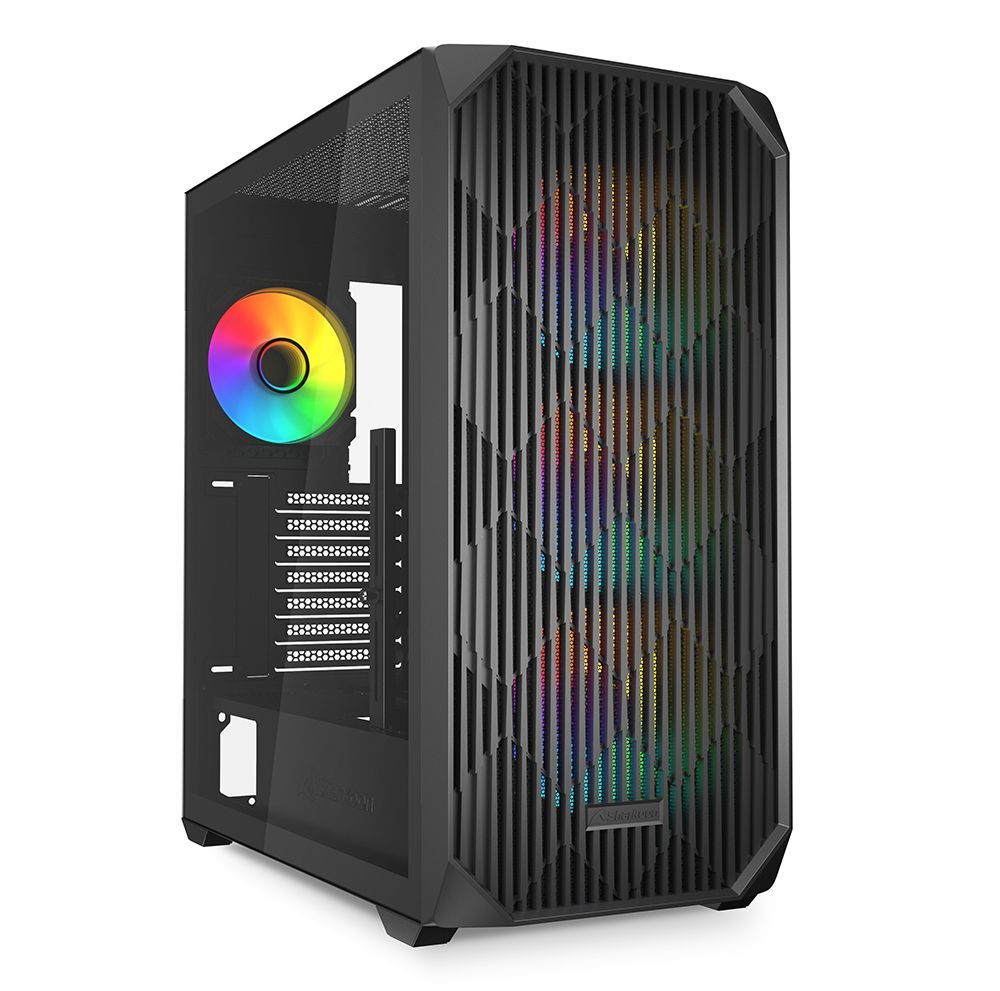 foto del prodotto atx 2x u3, 1x type c, 4x 120 argb