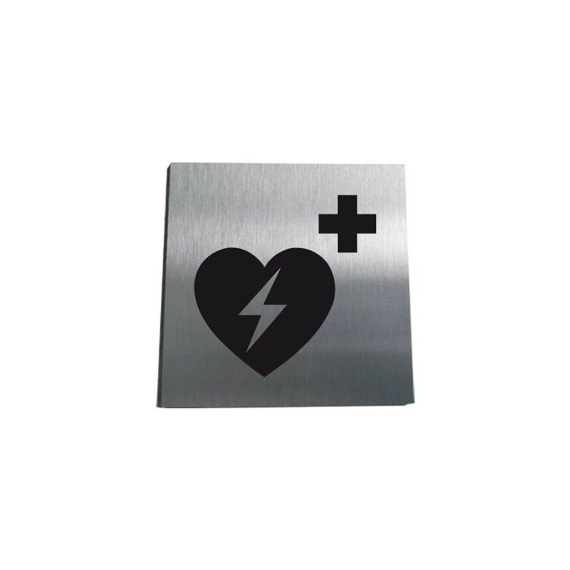 foto del prodotto aua signaletique plaque aluminium bross dae 130x130 mm