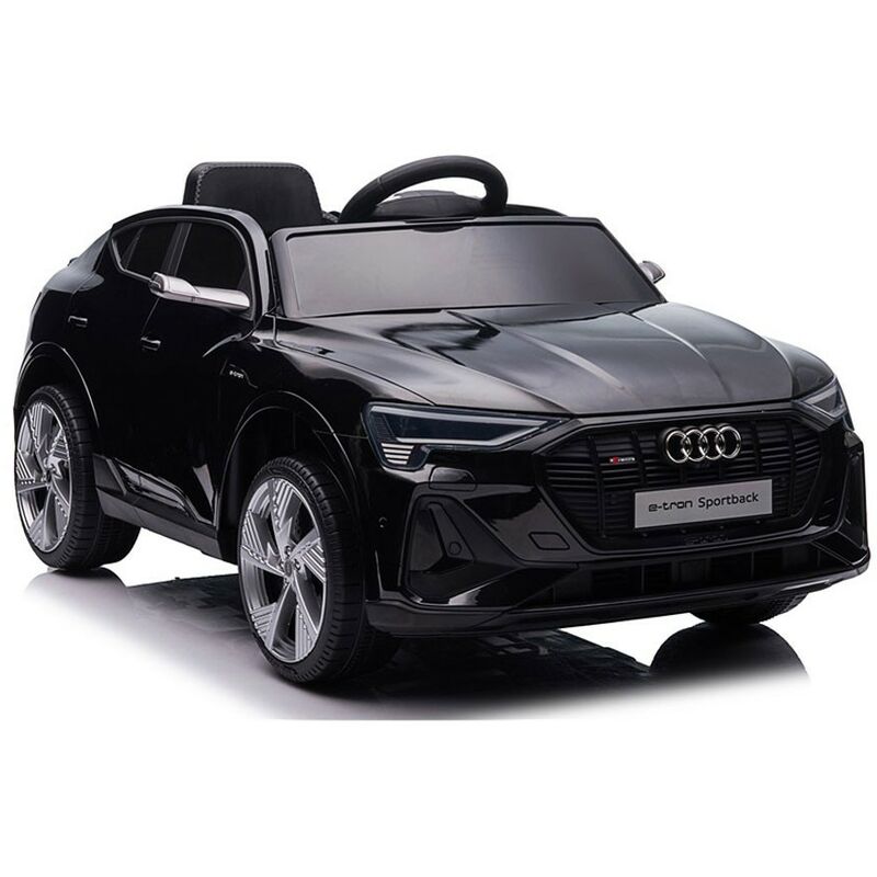 foto del prodotto audi e tron nera macchina elettrica a batteria radiocomandata