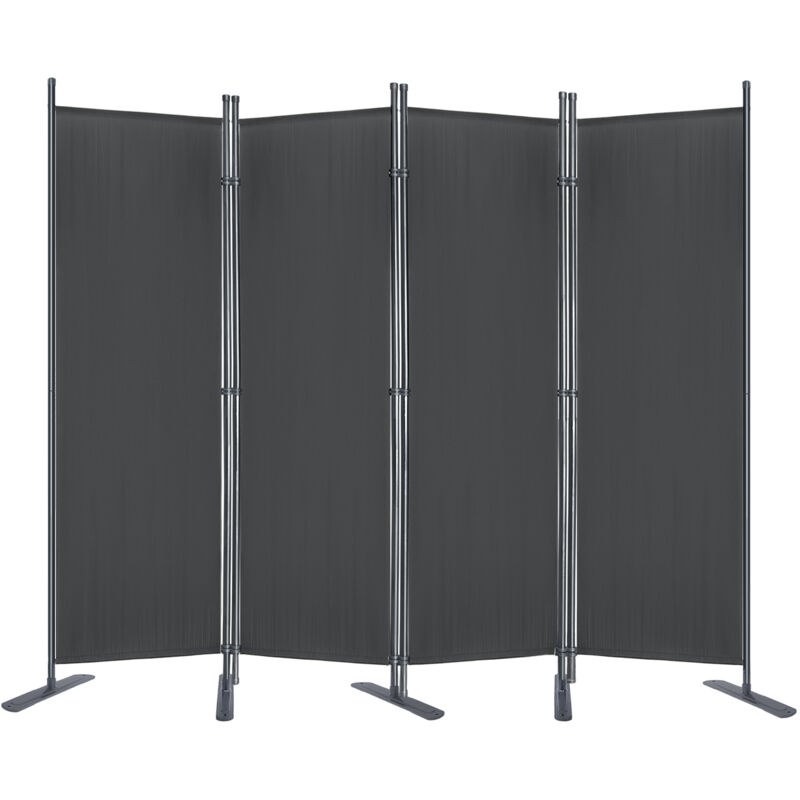 foto del prodotto aufun paravent divisorio divisorio per la privacy, 225 cm x 180 cm, pieghevole, regolabile, divisorio per interni ed esterni, per uffici,