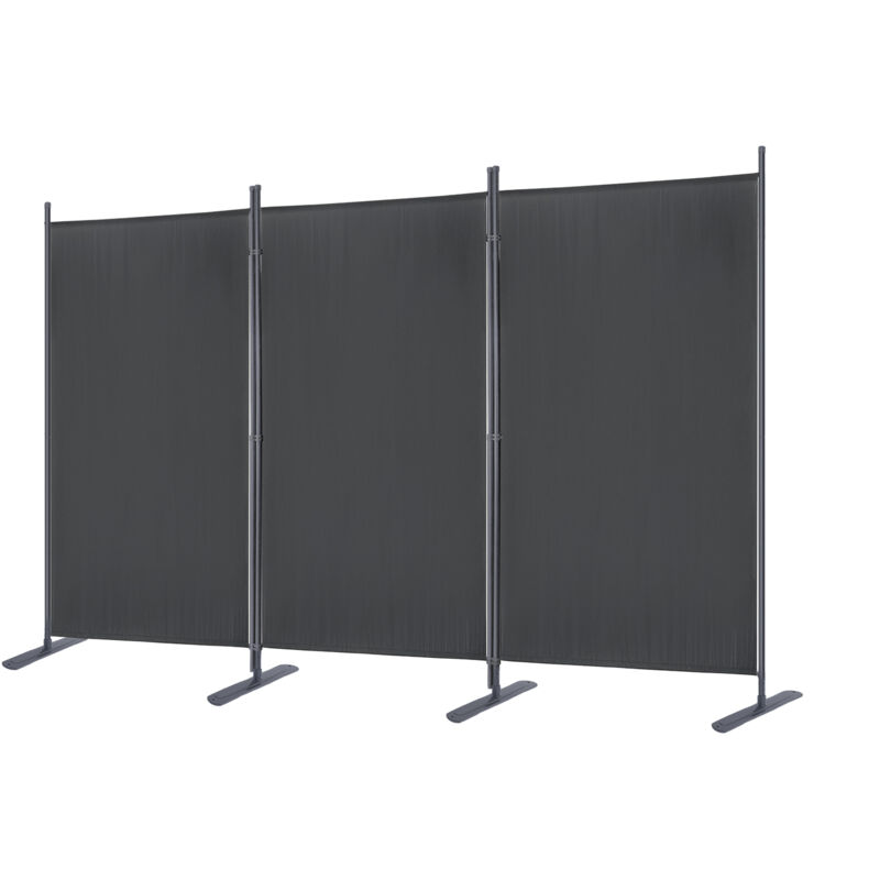 foto del prodotto aufun paravent divisorio divisorio per la privacy, 275 cm x 180 cm, pieghevole, regolabile, divisorio per interni ed esterni, per uffici,