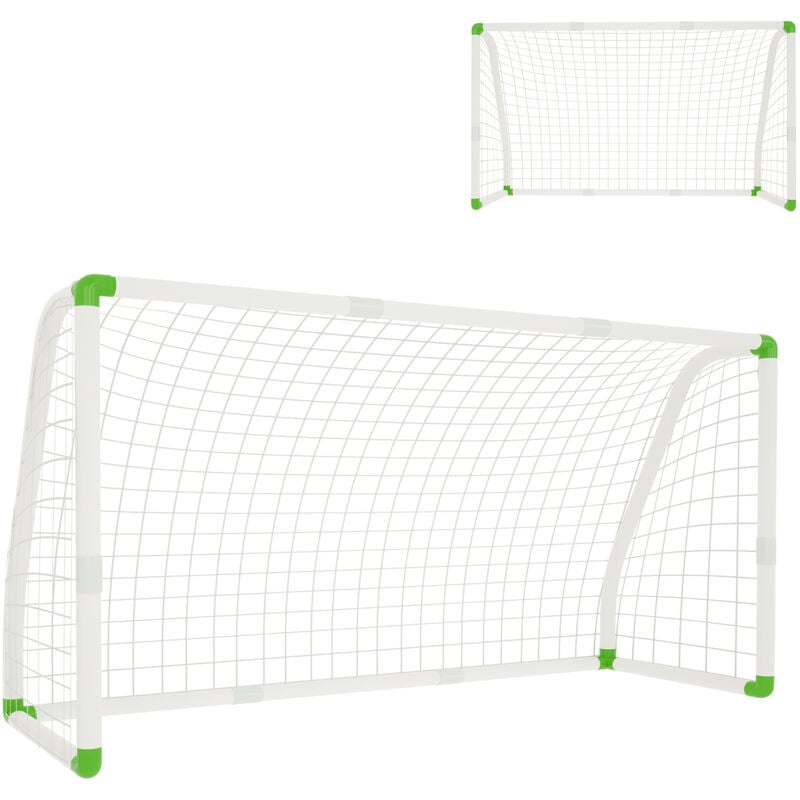 foto del prodotto aufun porta da calcio per bambini da giardino rete da calcio per allenamento porta perfetta in tutte le condizioni atmosferiche, adatta per