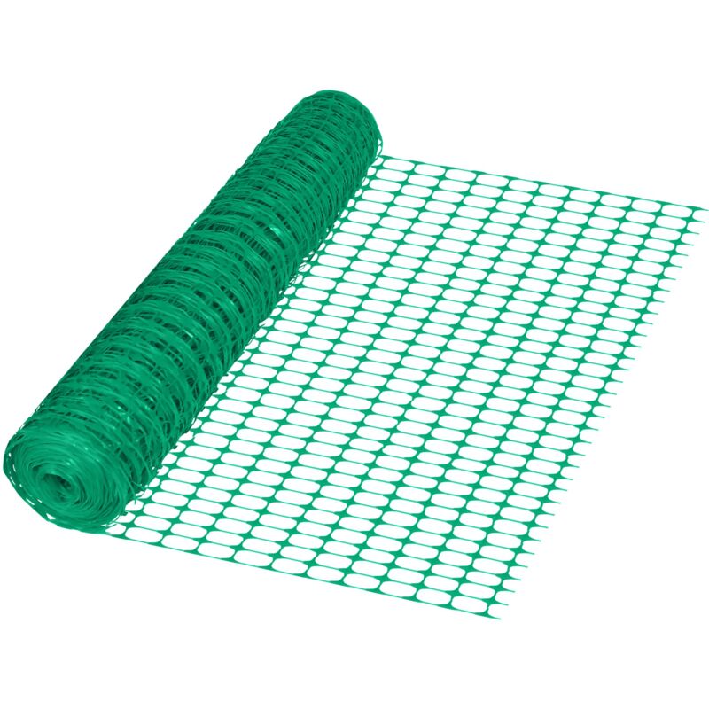 foto del prodotto aufun recinzione di sicurezza in plastica 30m rotolo di rete protettiva barriera da costruzione verde 1 x 30m