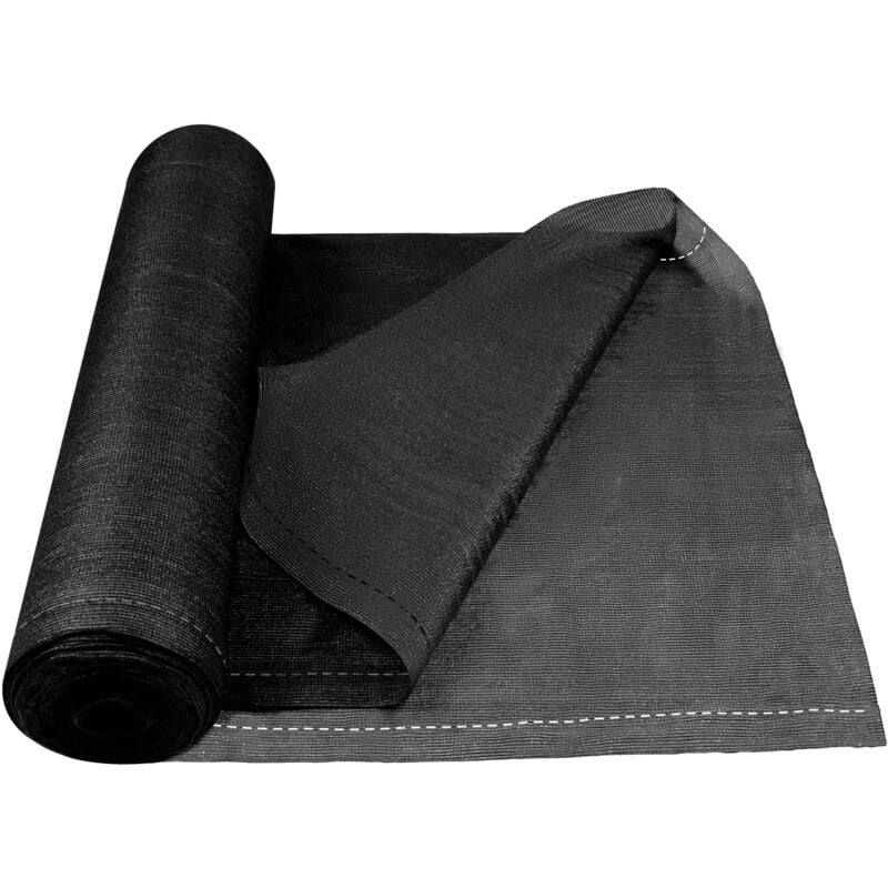 foto del prodotto aufun rete ombreggiante privacy frangivista telo verde per giardino terrazzo in hdpe 150g m , con occhielli e fascette, per campo sportivo,