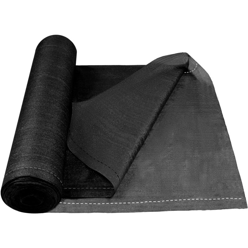foto del prodotto aufun rete ombreggiante privacy frangivista telo verde per giardino terrazzo in hdpe 150g m , con occhielli e fascette, per campo sportivo,