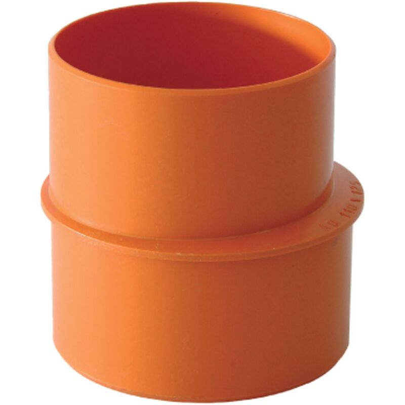 foto del prodotto aumento in pvc rosso 63 x 125 mm giunto raccordo accessorio per pluviali