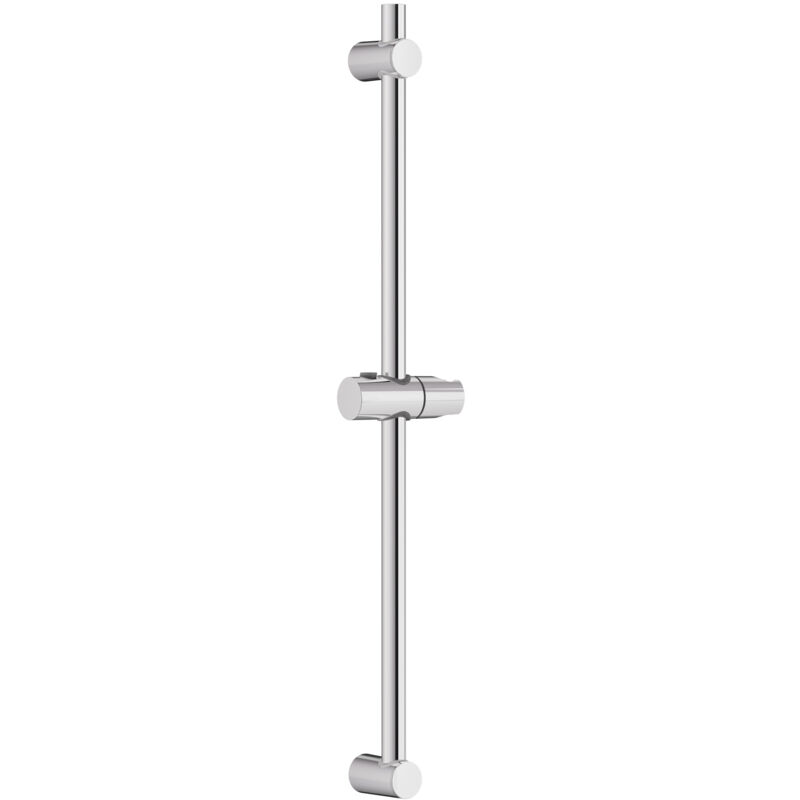 foto del prodotto auralum max barra doccia regolabile, barra doccia acciaio inox 57cm con supporto regolabile in altezza e angolo, cromato, 71cm di altezza totale