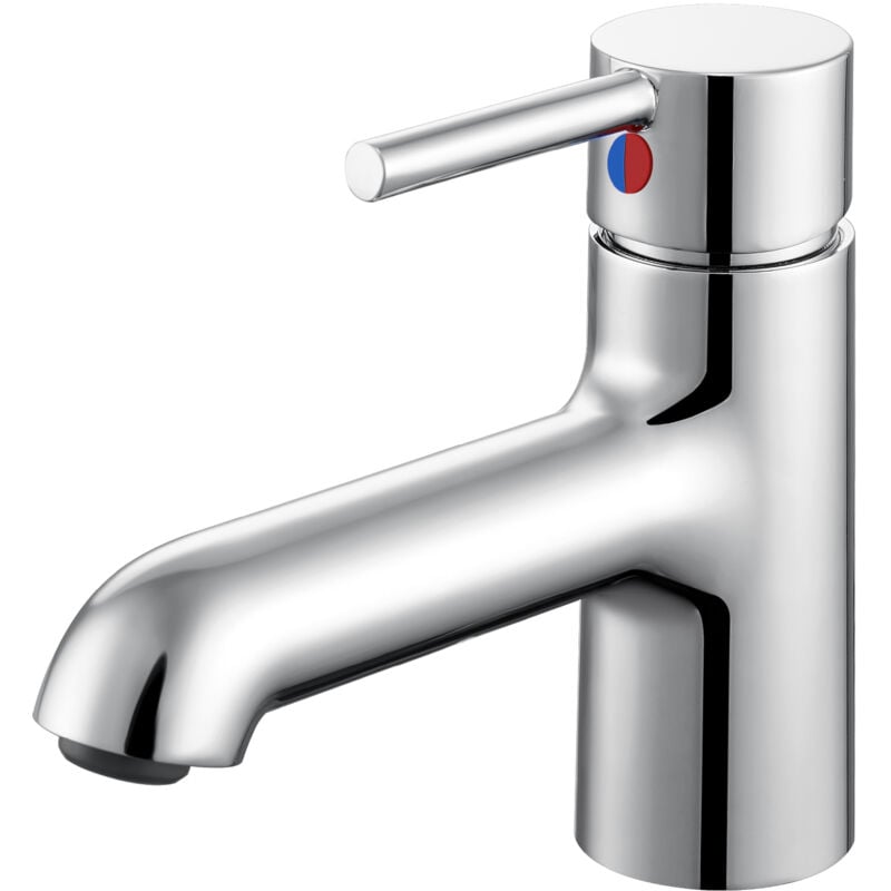 foto del prodotto auralum miscelatore per lavabo rubinetto bagno miscelatore monocomando per lavabo miscelatore cromato per lavabo, per bagno