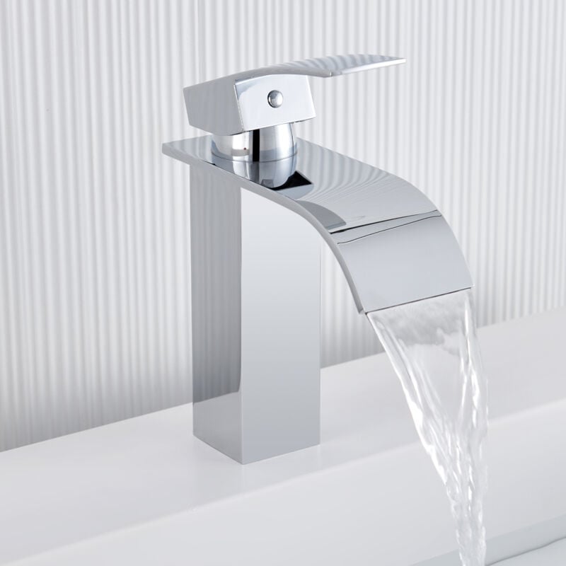 foto del prodotto auralum rubinetto da bagno rubinetto a cascata rubinetto a cascata per lavabo da bagno