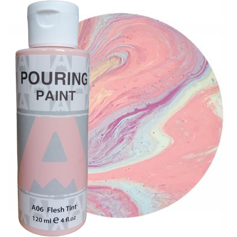 foto del prodotto aureuo vernice acrilica colabile per colare a06 blu 120ml