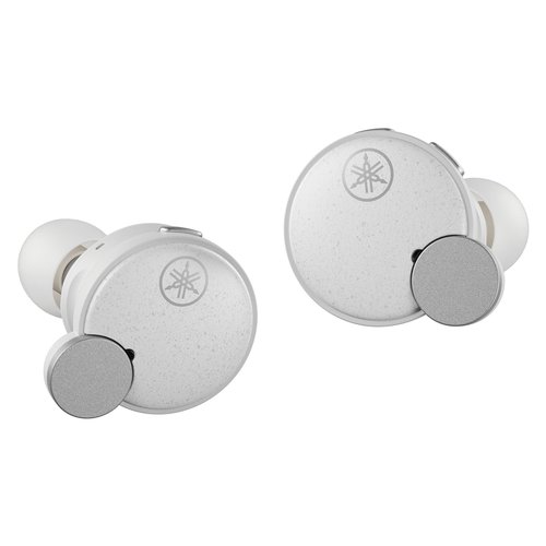 foto del prodotto auricolari microfono bluetooth yamaha tw e7bwh tws white