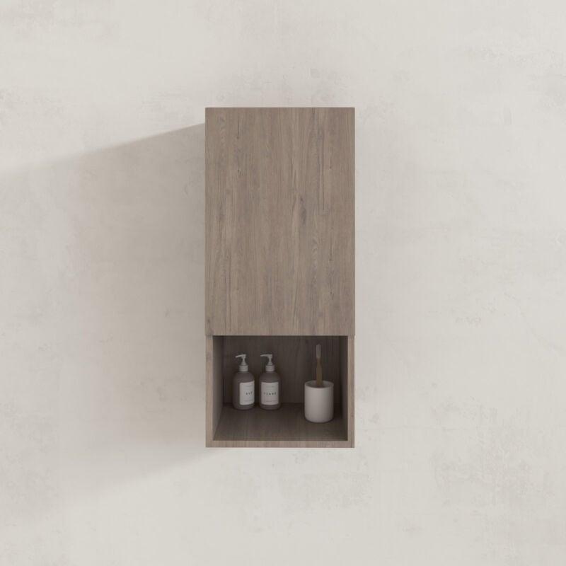 foto del prodotto aurlane colonna contenitore in rovere celtico anta e nicchia 35x80x32,5 cm
