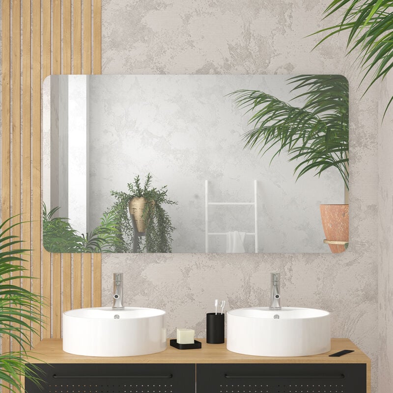 foto del prodotto aurlane specchio reversibile 120x70cm go rectangular 120