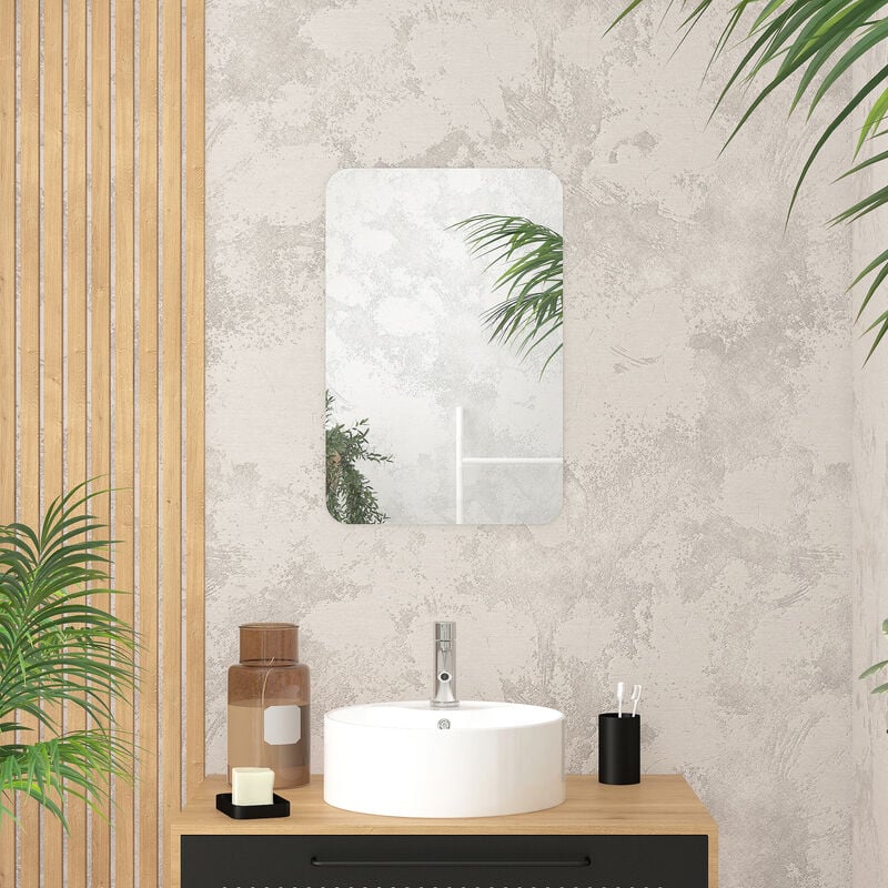 foto del prodotto aurlane specchio reversibile 40x60cm go rectangular 40