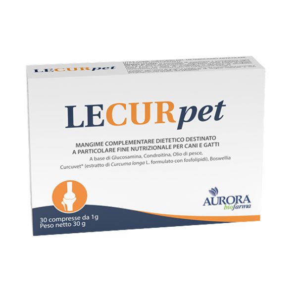 foto del prodotto aurora biofarma lecurpet compresse cane e gatto 30 compresse 1 ordine scegli lo sconto bzr5 bzr20 200 punti fedelt integratori per cani