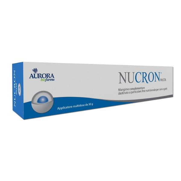 foto del prodotto aurora biofarma nucron pasta cane e gatto 30 gr 1 ordine scegli lo sconto bzr5 bzr20 200 punti fedelt integratori per cani